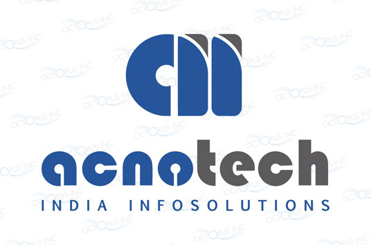 Acnotech IT Digital Web development company logo designing
